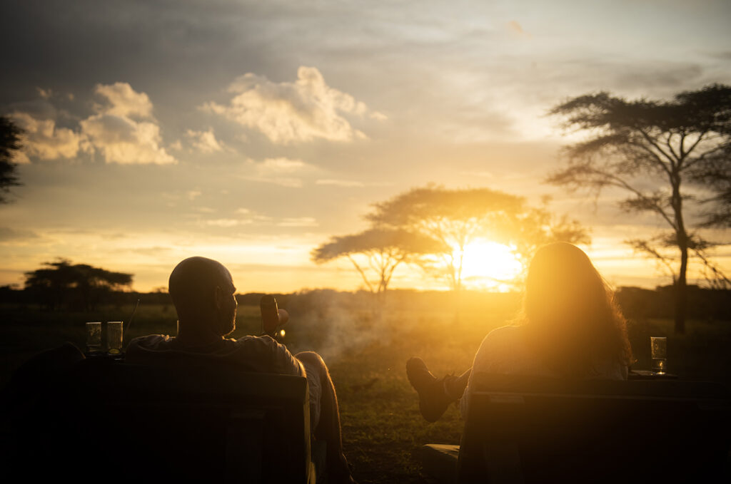 Wayo Walking Camp - sundowners