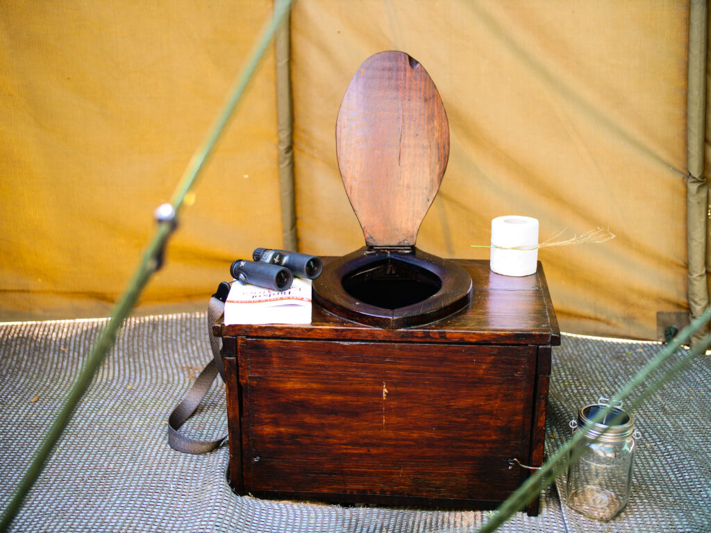 Wayo Walking Camp bathroom toilet