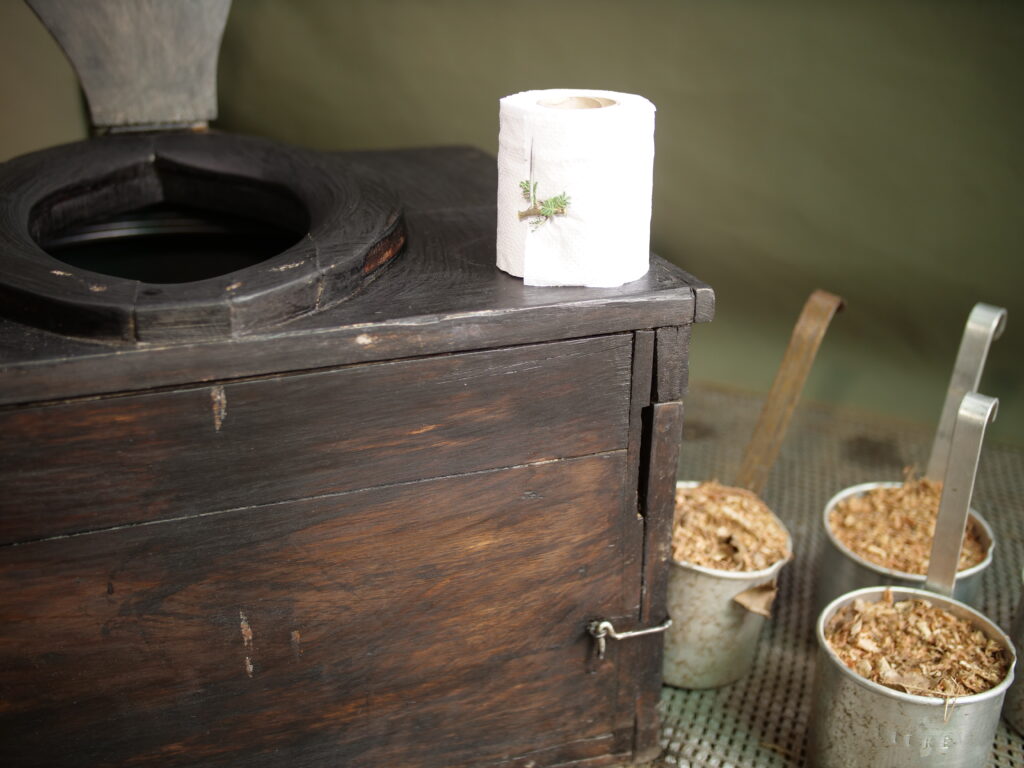 wayo walking camp compost toilet